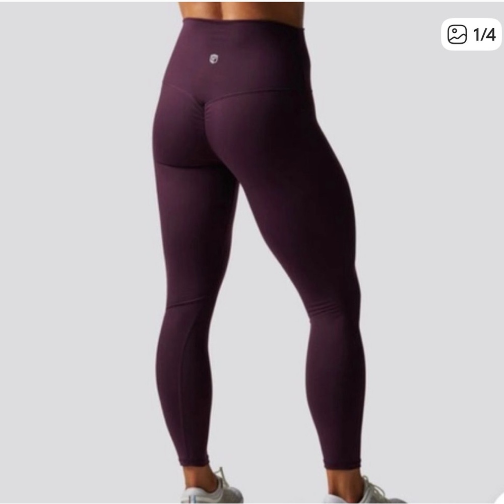 Born Primitive Leggings Purple Scrunch Butt Cheeky Athletic Crossfit Gym size M